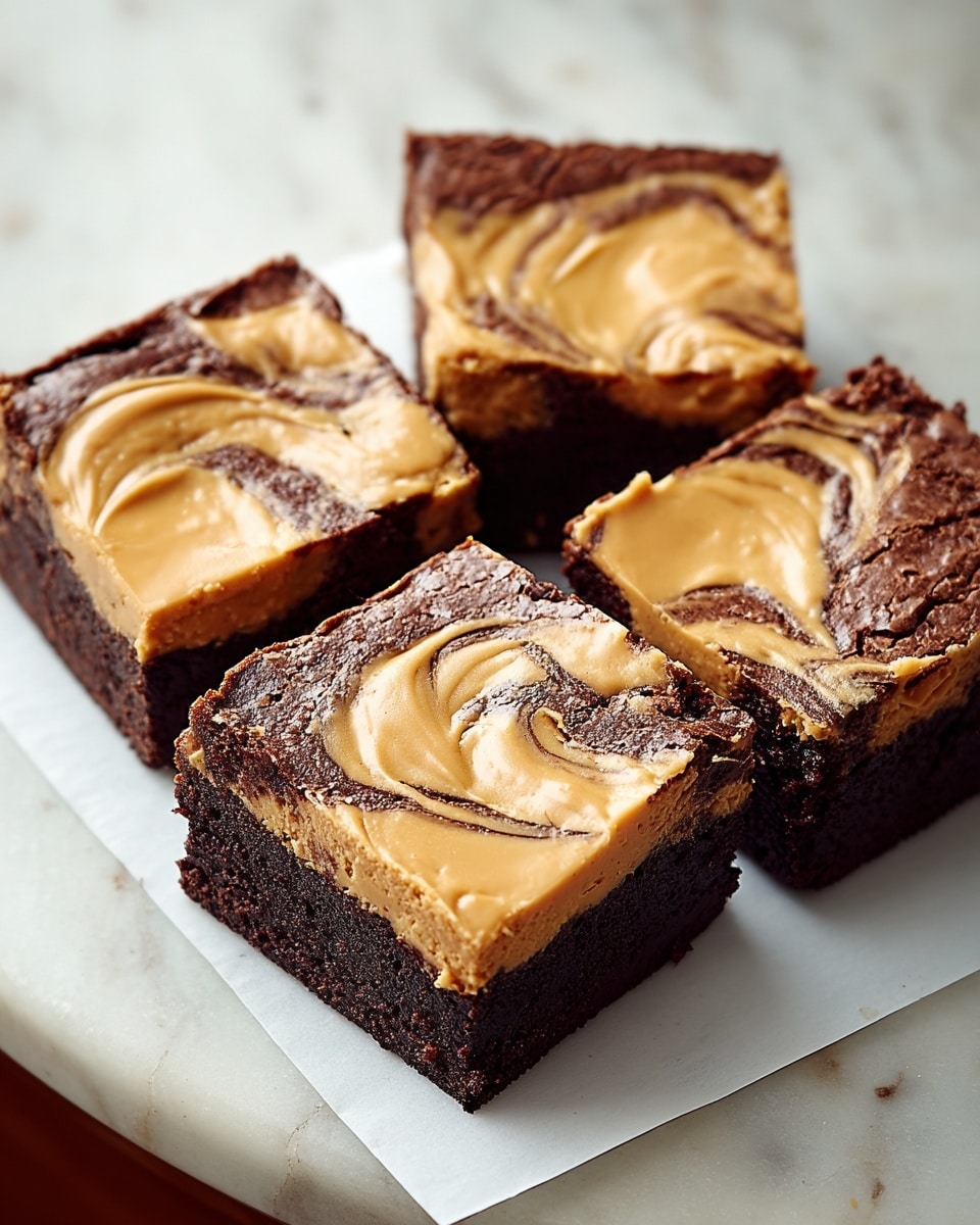Peanut Butter Brownies Recipe - Recipe Image