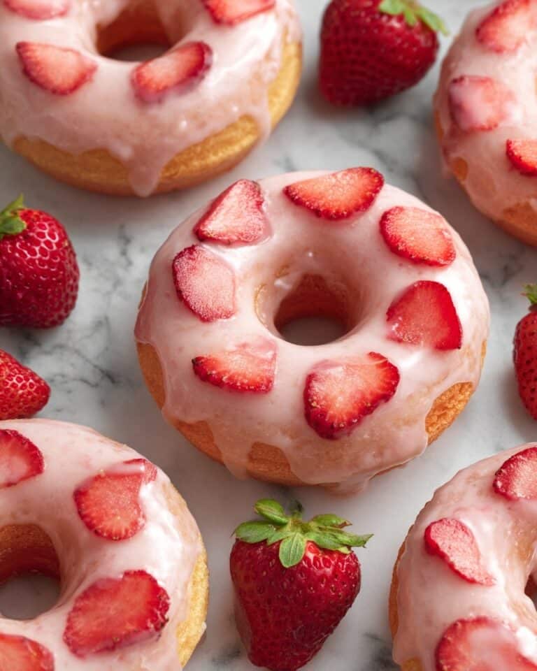 Strawberry Buttermilk Doughnuts Recipe