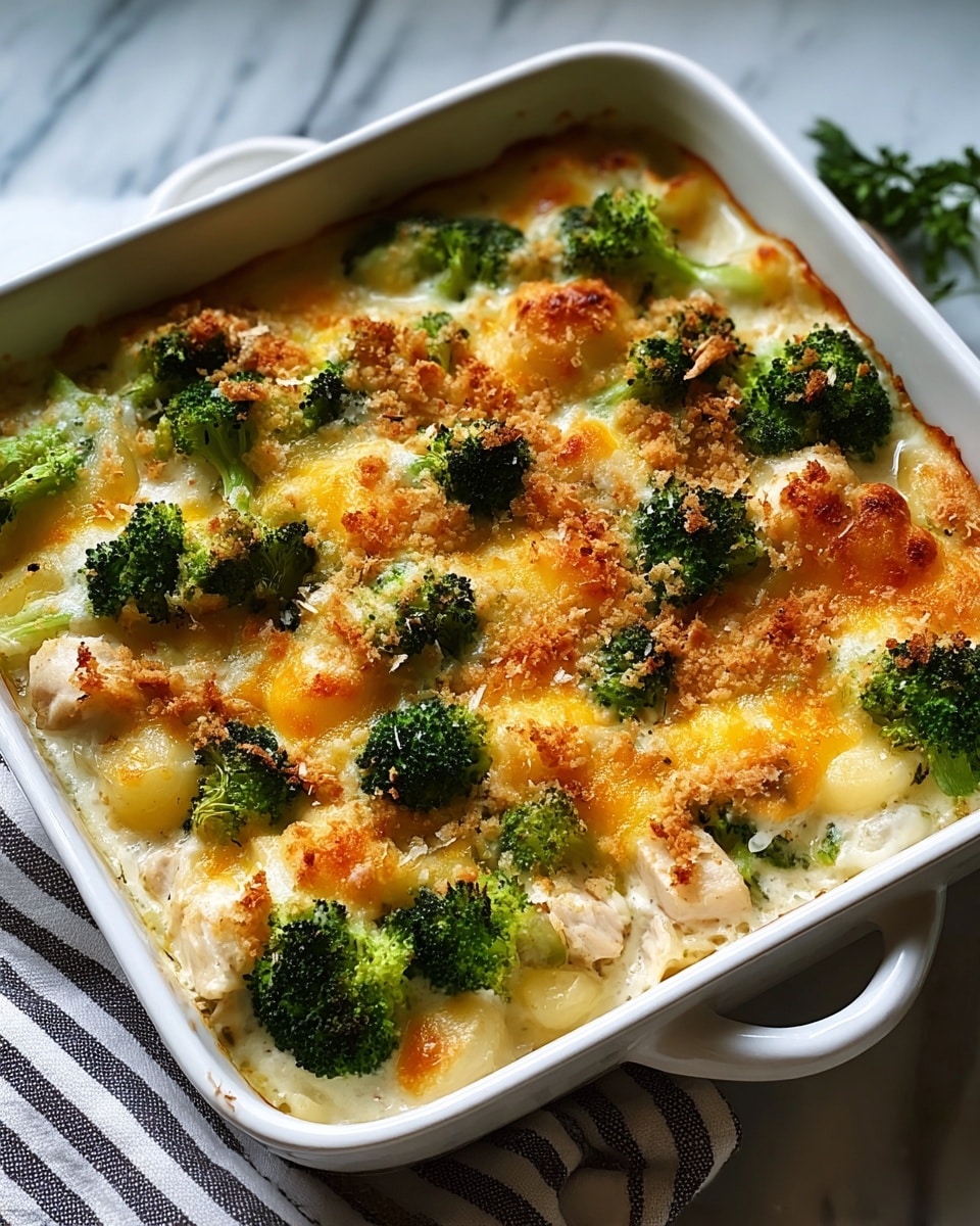 Baked Potato Chicken and Broccoli Casserole Recipe - Recipe Image