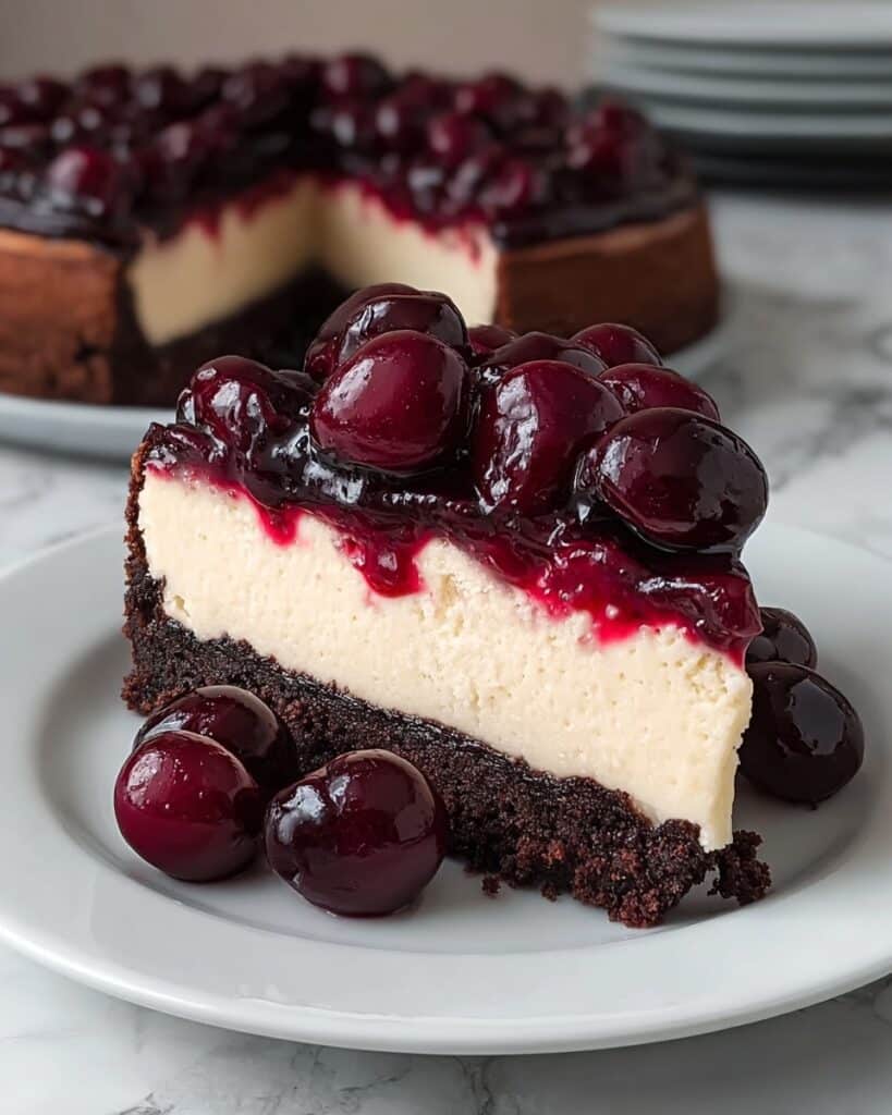 Cherry Chocolate Cheesecake Recipe