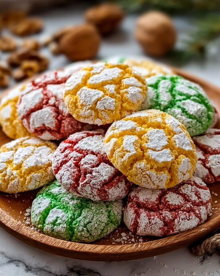 Cake Mix Crinkle Cookies Recipe