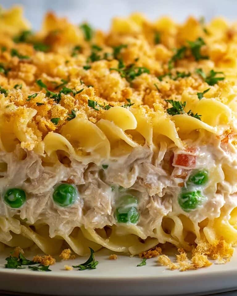 Creamy Tuna Noodle Bake Recipe