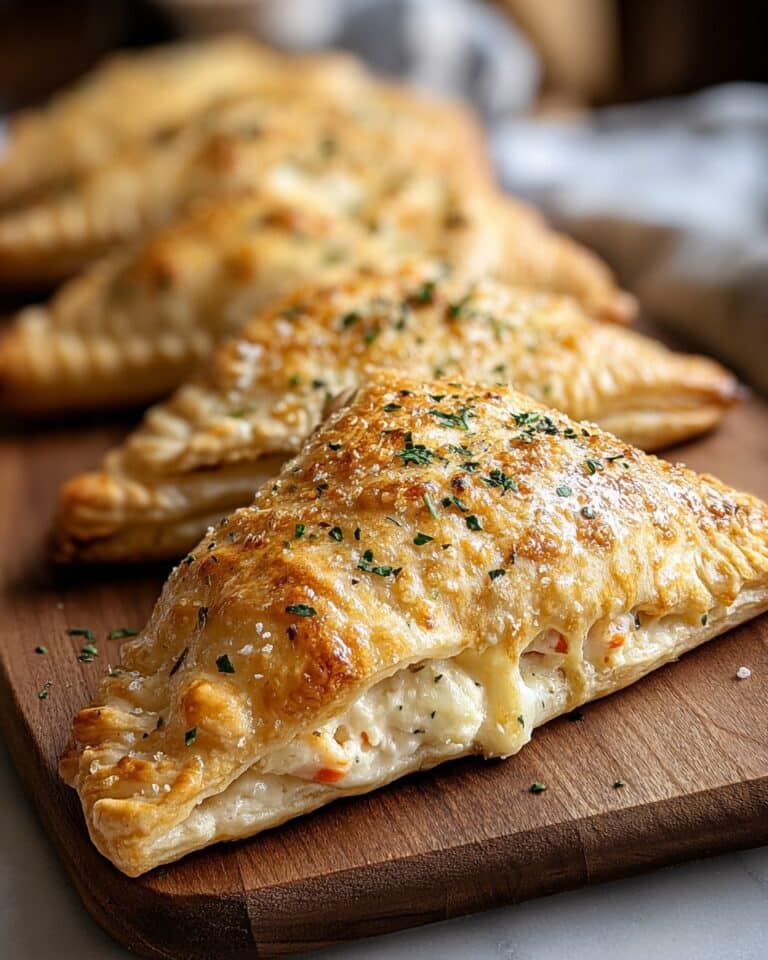 Chicken Alfredo Air Fryer Calzones Recipe