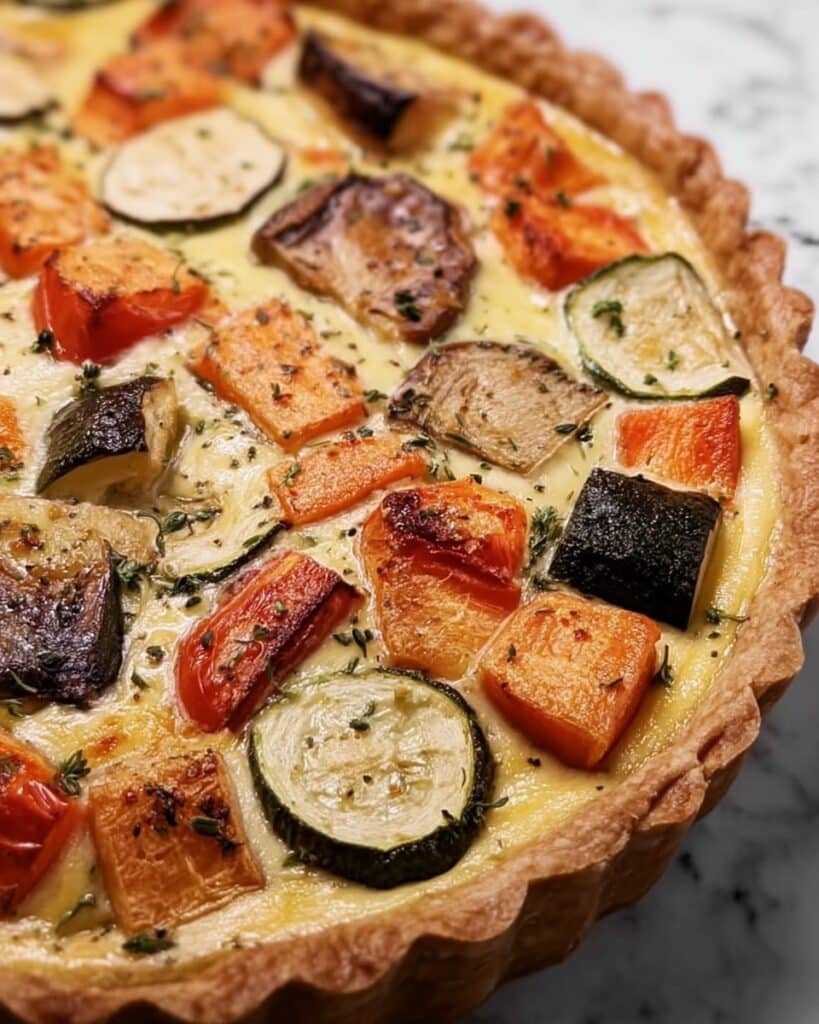 Roast Vegetable Tart Recipe