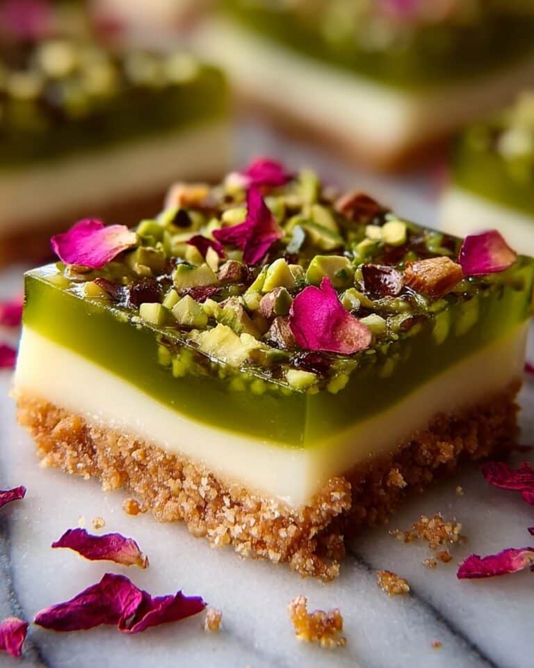 Pistachio Rose Tart with Raspberry Glaze and Edible Petals Recipe