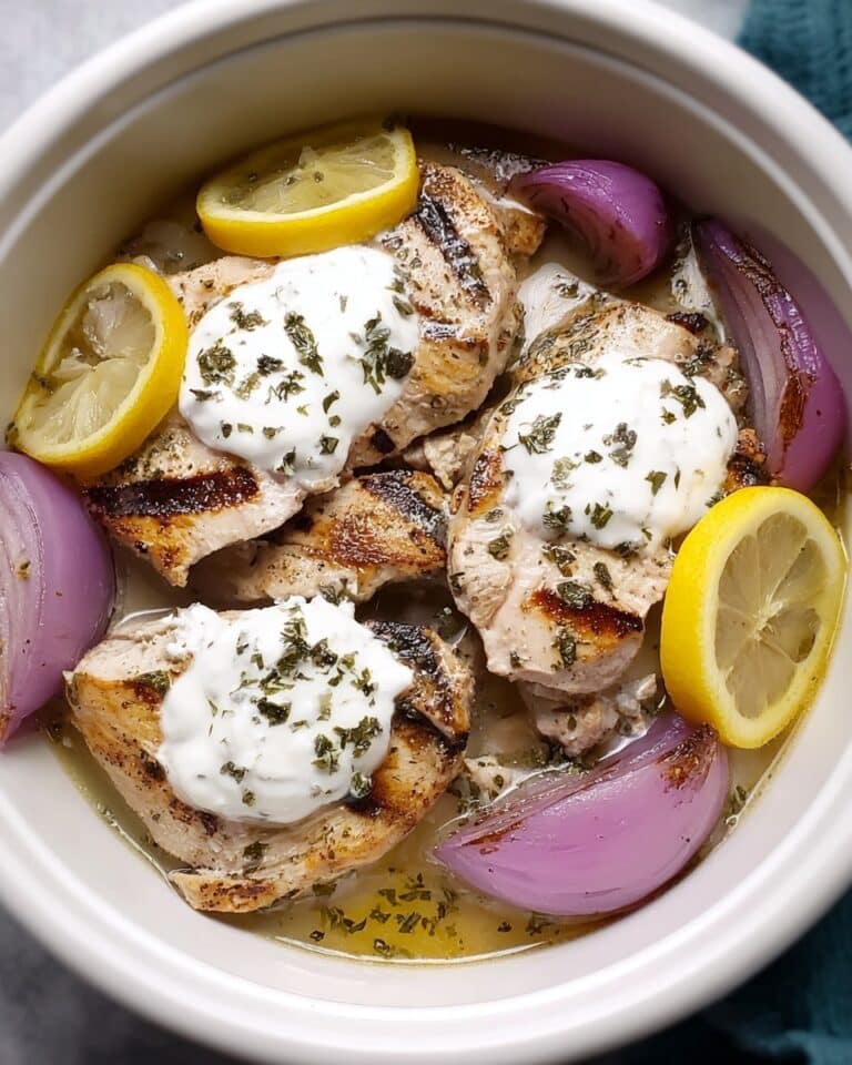 Slow Cooker Chicken Gyros Recipe