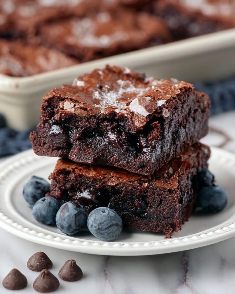 Blueberry Chocolate Chip Brownies Recipe