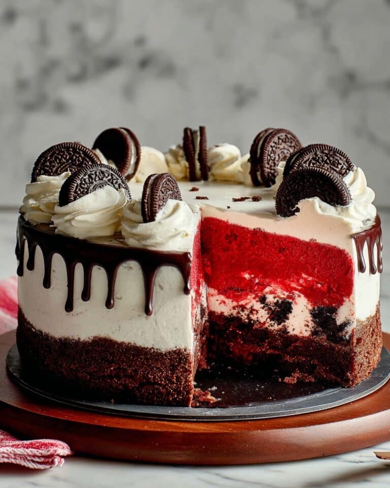 Red Velvet Oreo Cheesecake Recipe