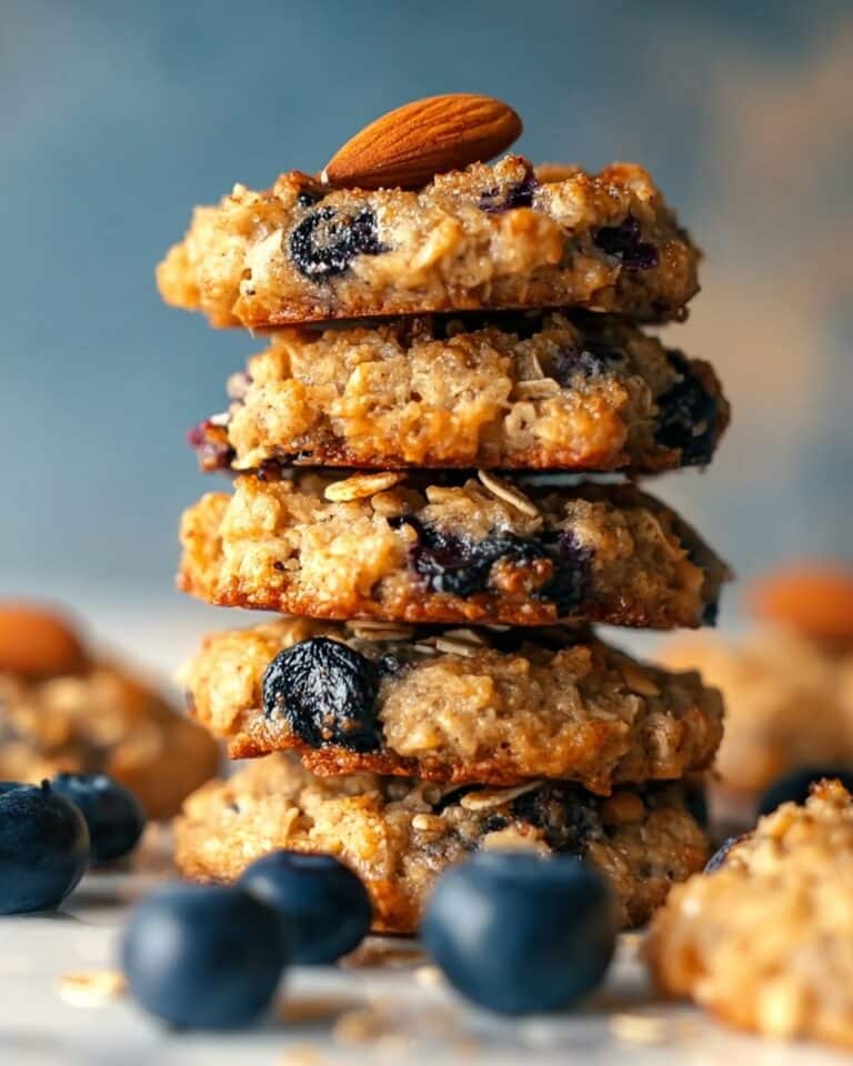 Banana Blueberry Oatmeal Breakfast Cookies Recipe