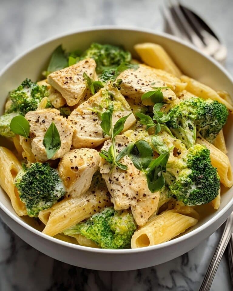 Creamy Broccoli and Chicken Penne Recipe