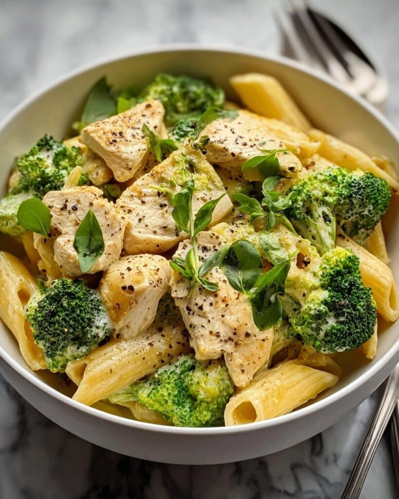 Creamy Broccoli and Chicken Penne Recipe