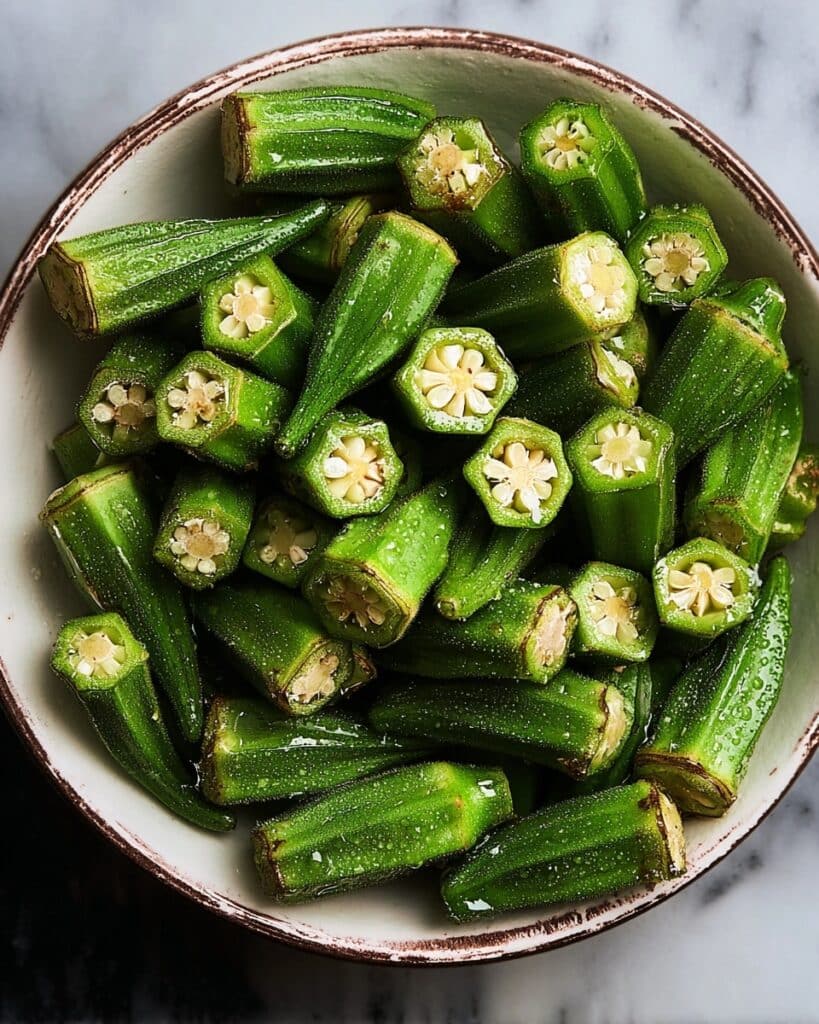 Air Fryer Frozen Okra Recipe