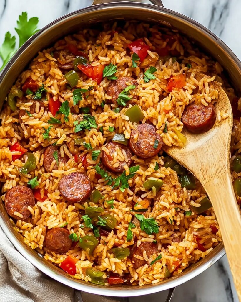 Cajun Sausage and Rice Skillet Recipe