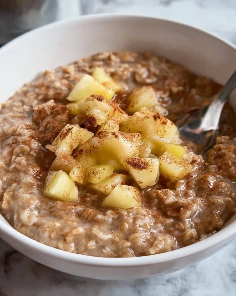 Apple Cinnamon Oatmeal on the Stove Recipe