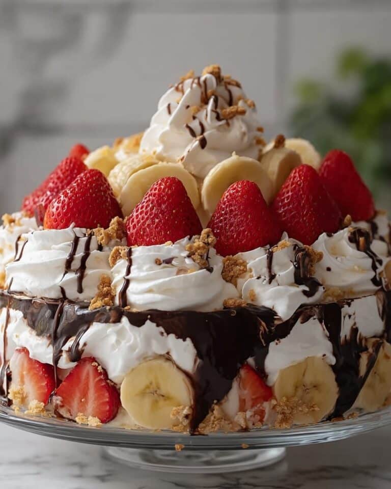 No-Bake Banana Split Dessert Recipe