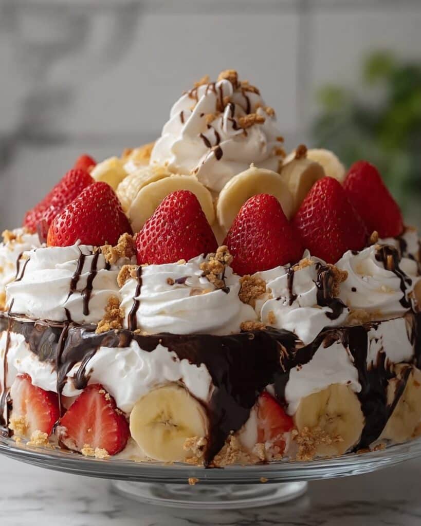 No-Bake Banana Split Dessert Recipe
