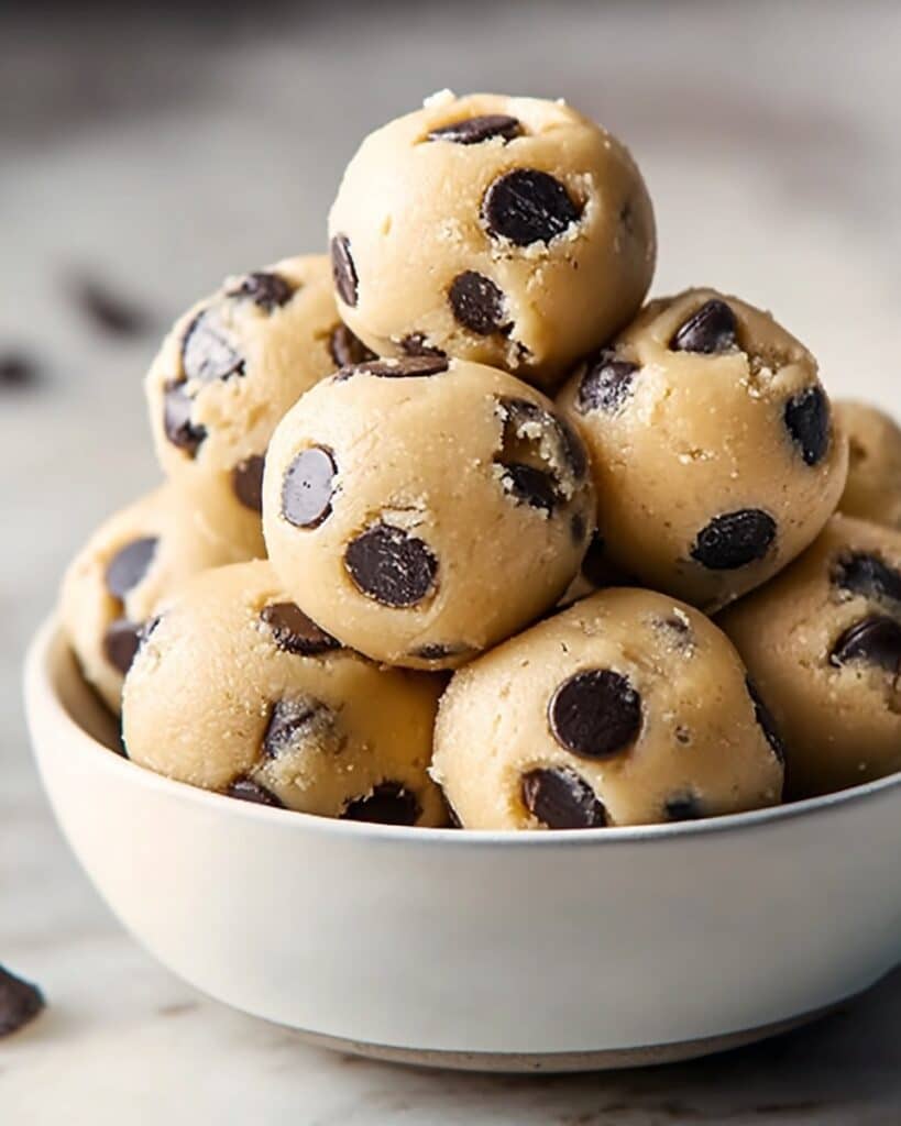 Chocolate Chip Cookie Dough Balls Recipe