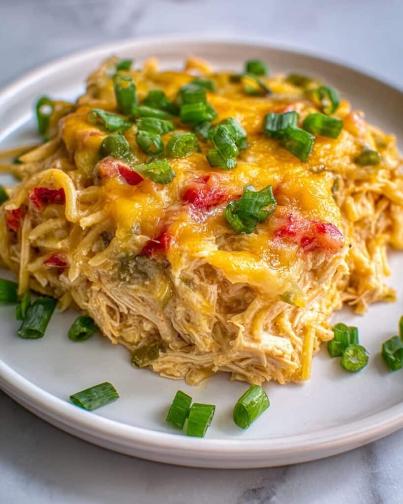 Spicy Southern Chicken Spaghetti Casserole Recipe