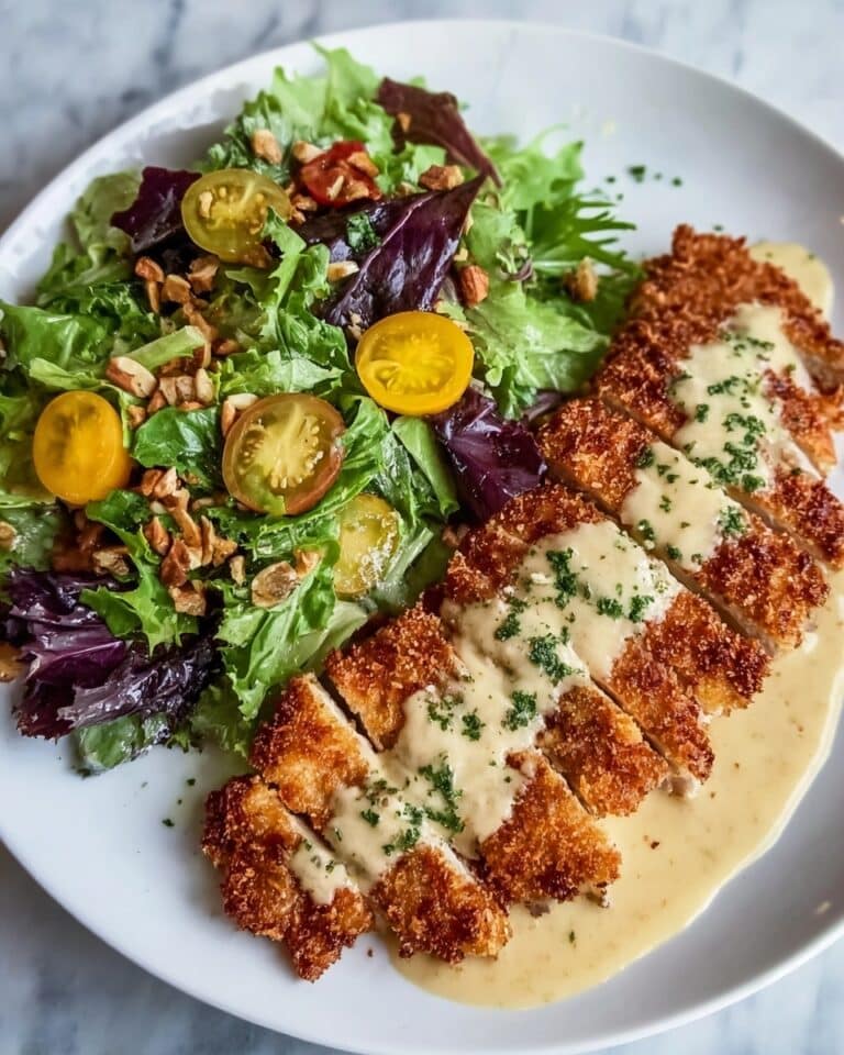 Pretzel Crusted Chicken with Cheddar Mustard Sauce Recipe