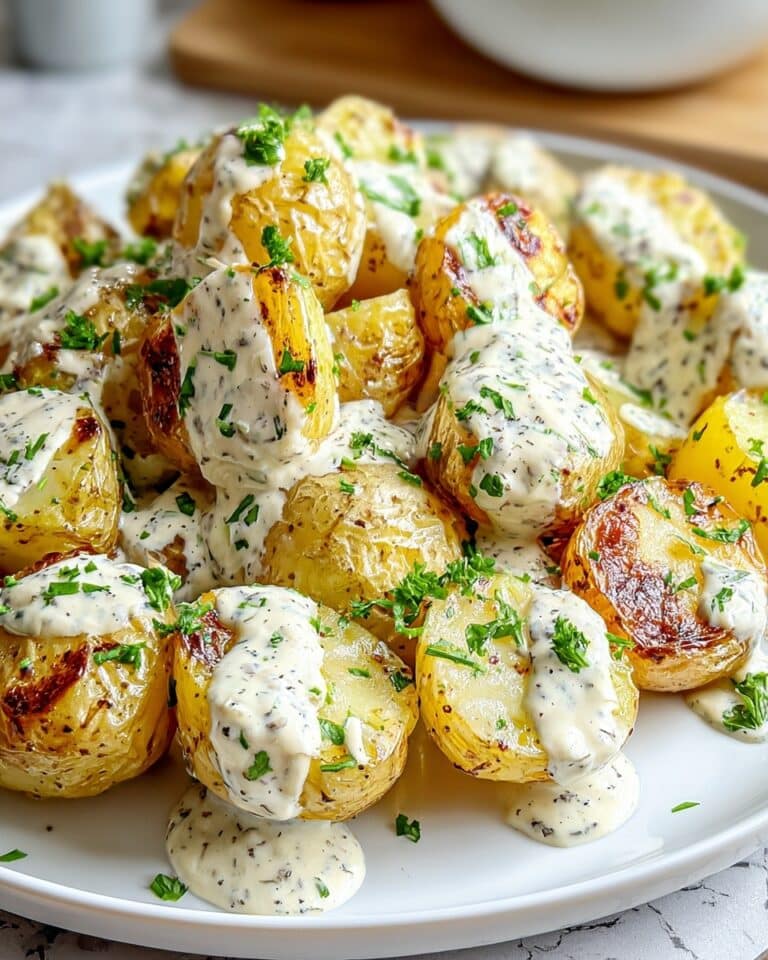 Crispy Roasted Baby Potato Salad Recipe