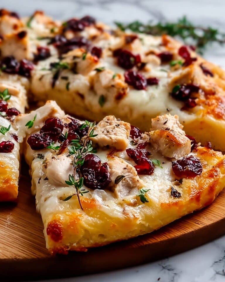 Turkey and Cranberry Pizza Recipe