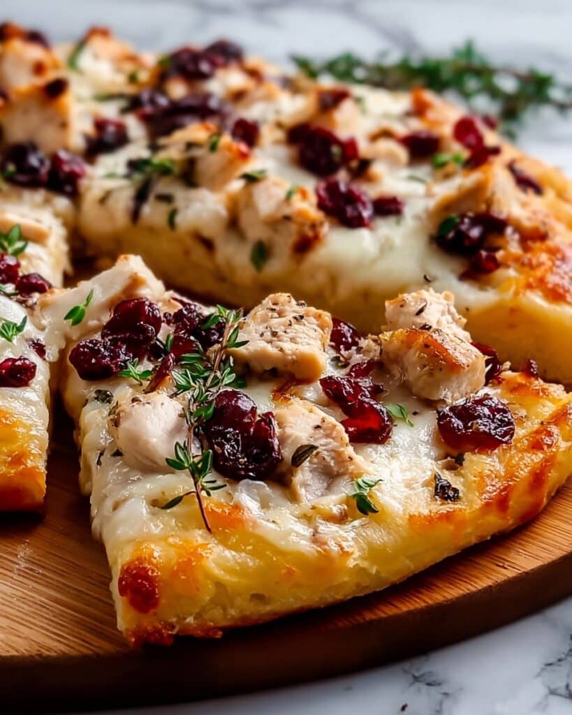 Turkey and Cranberry Pizza Recipe