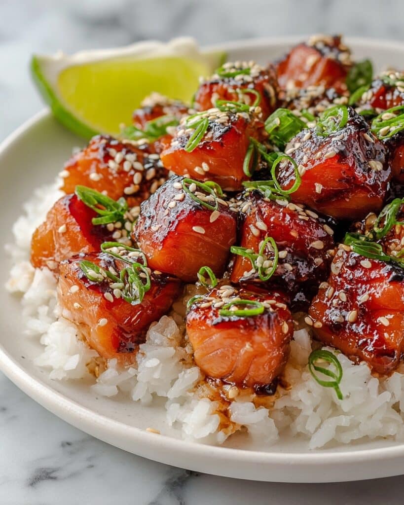 Mouthwatering Honey Garlic Salmon Bites Recipe
