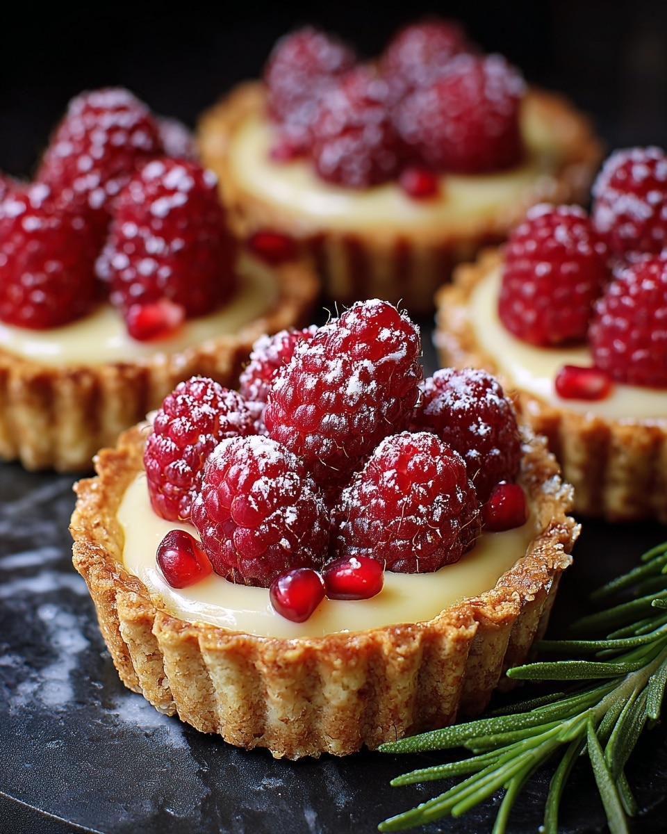 Raspberry & White Chocolate Tartlets Recipe - Recipe Image