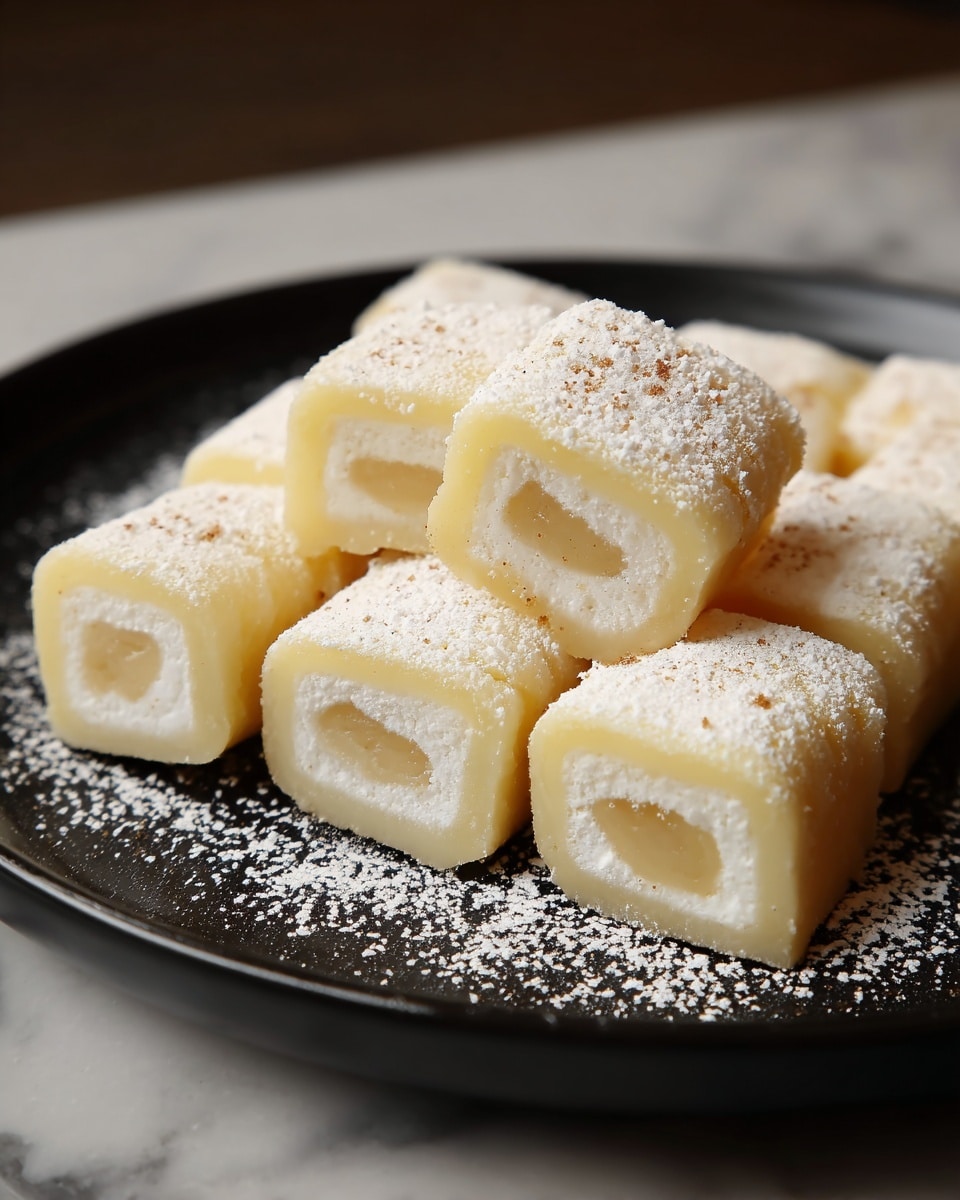 Banana Mochi Rolls Recipe - Recipe Image