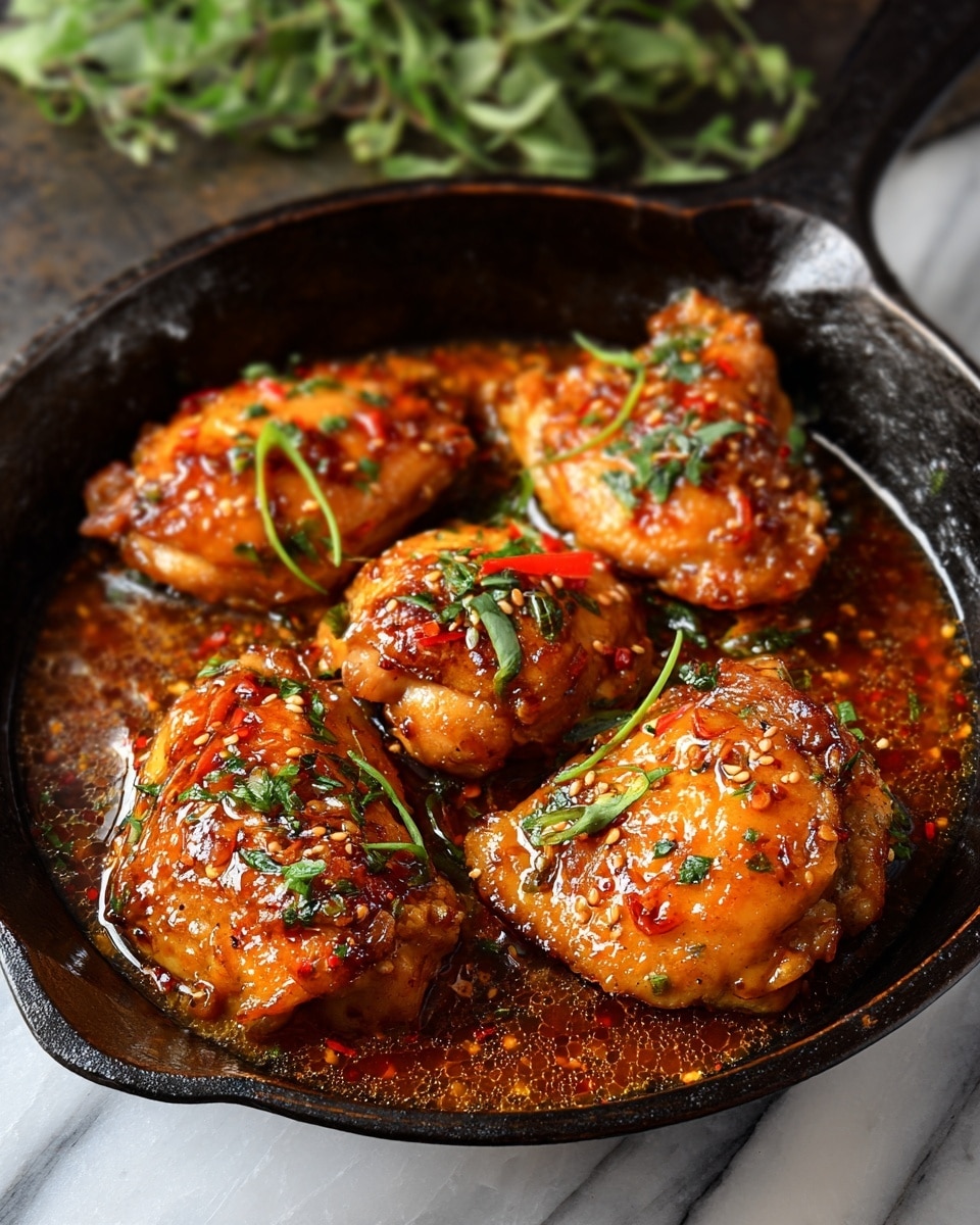 Honey Glazed Chicken Skillet Recipe - Recipe Image