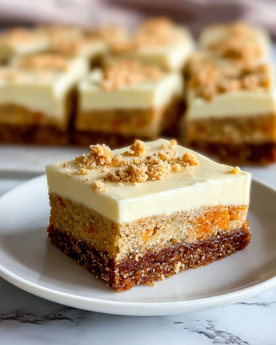 Cream Cheese Carrot Cake Bars Recipe - Recipe Image