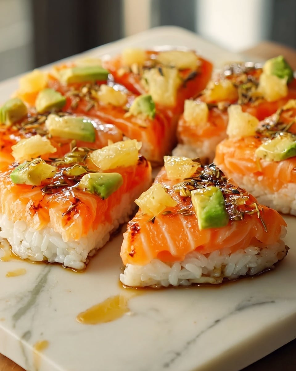 Baked Salmon Sushi Recipe - Recipe Image