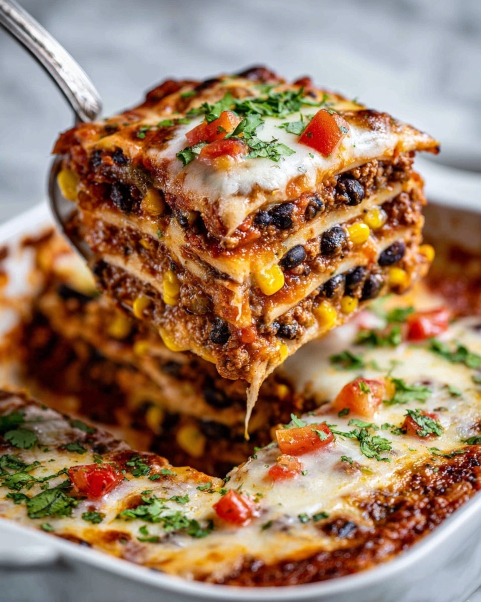 Southwestern Black Bean Casserole Recipe - Recipe Image