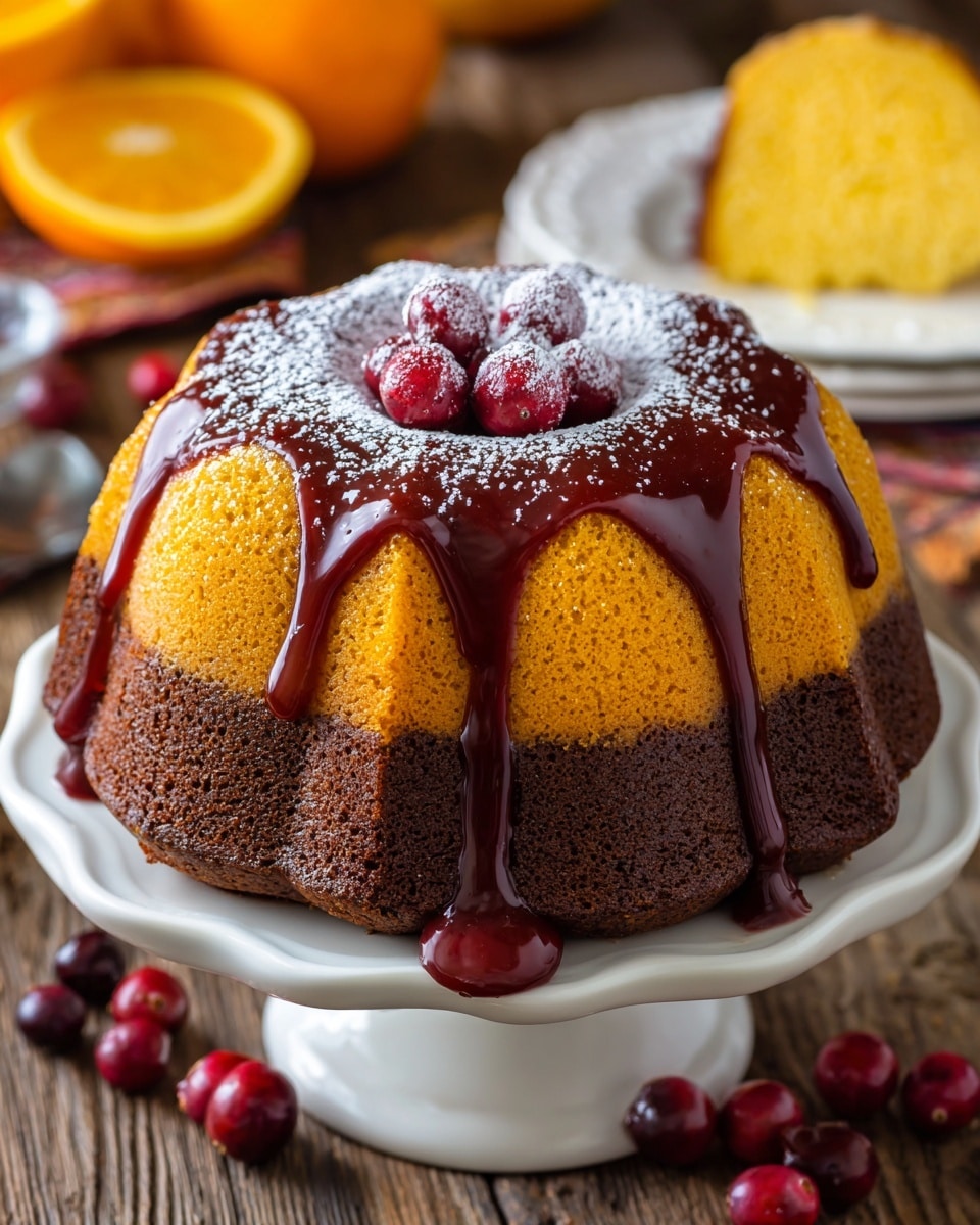 Cranberry Orange Bundt Cake Recipe - Recipe Image