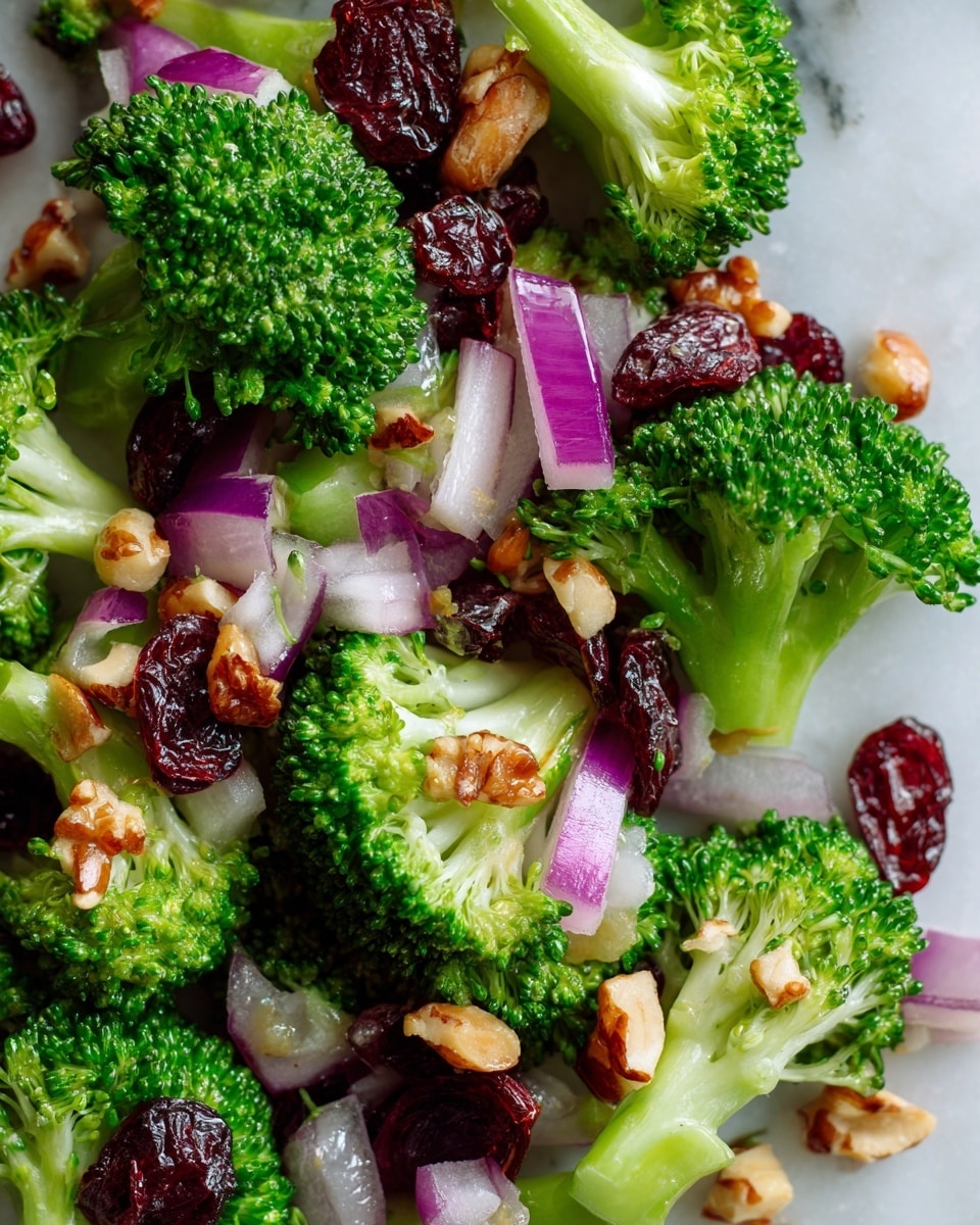 Broccoli Cranberry Salad with Honey Mayo Dressing Recipe - Recipe Image