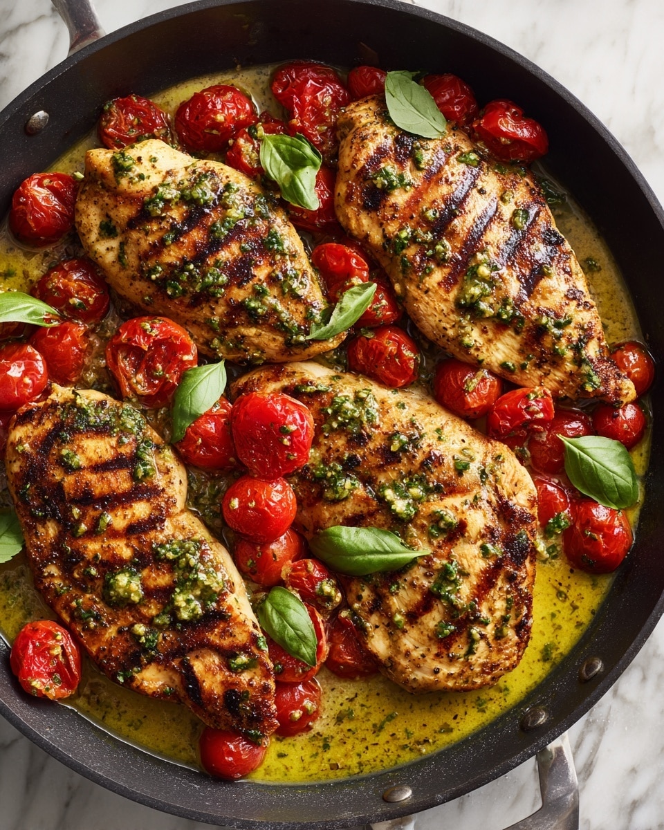 Easy Pesto Chicken Recipe - Recipe Image