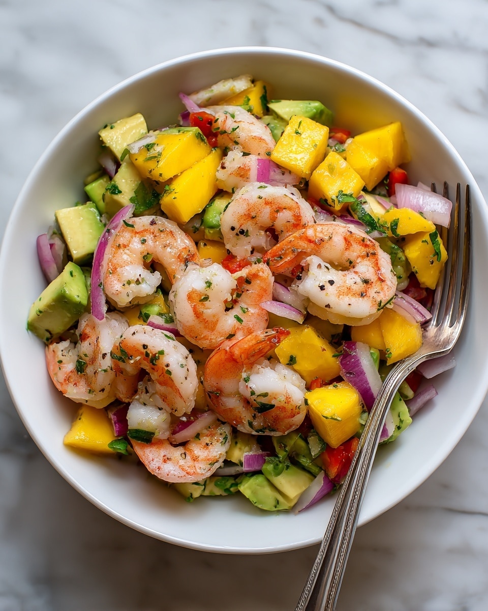 Mango Avocado Shrimp Salad Recipe - Recipe Image