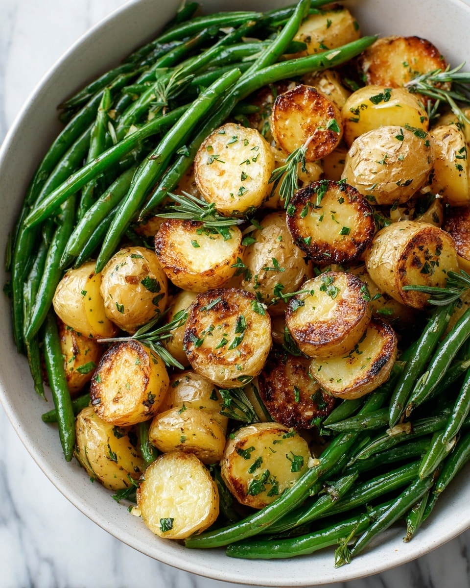 Ranch Green Beans and Potatoes Recipe - Recipe Image