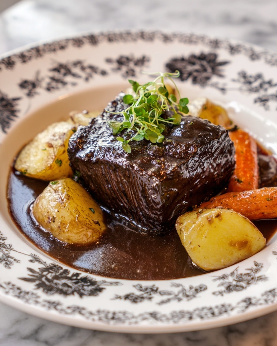 Pot Roast with Carrots & Potatoes Recipe - Recipe Image