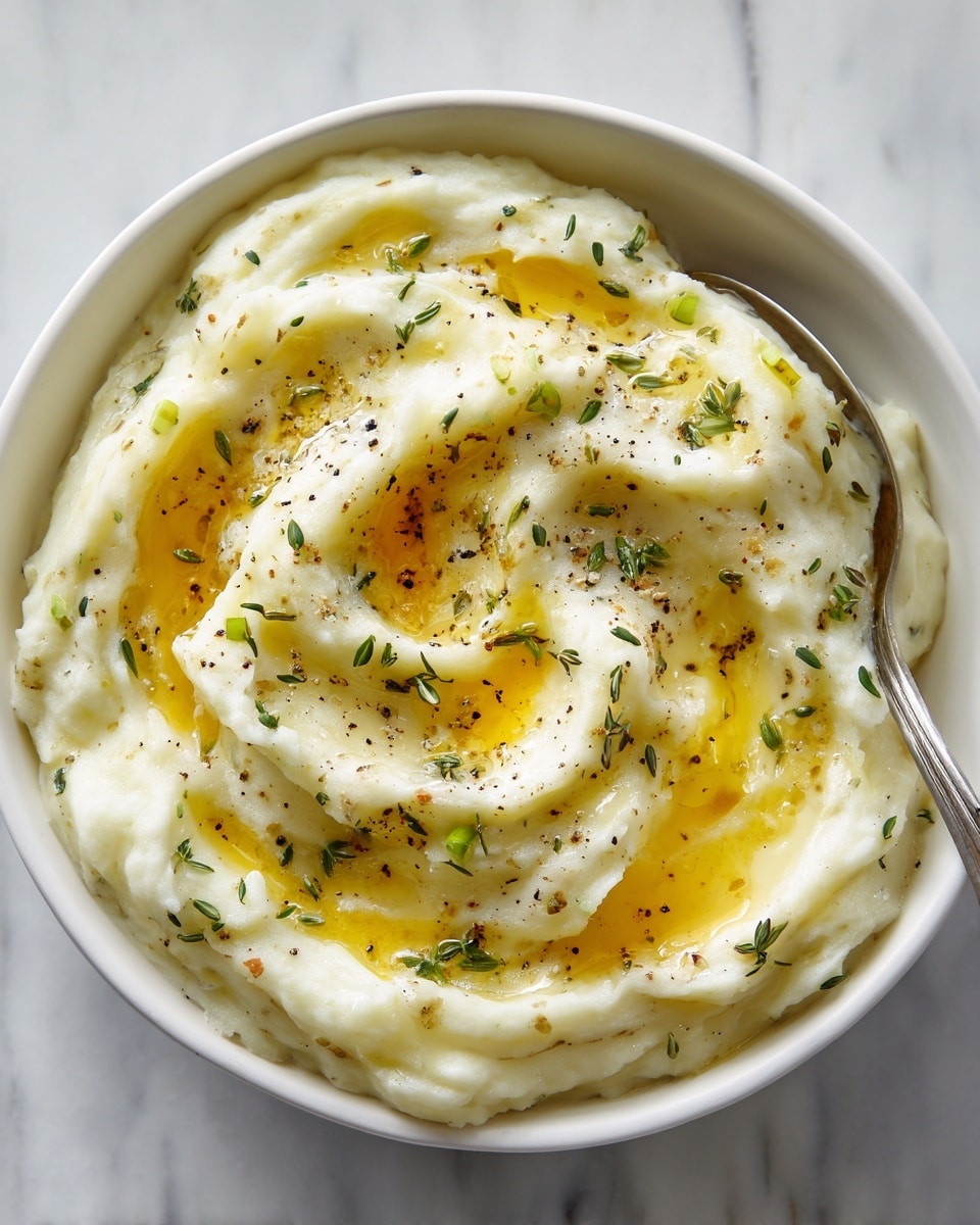 Easy Creamy Cauliflower Mashed Potatoes Recipe - Recipe Image