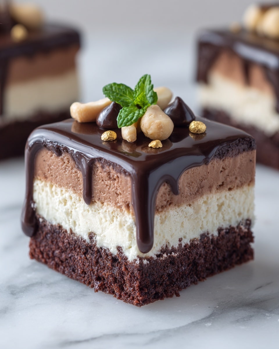 Chocolate Peanut Butter Poke Cake Recipe - Recipe Image