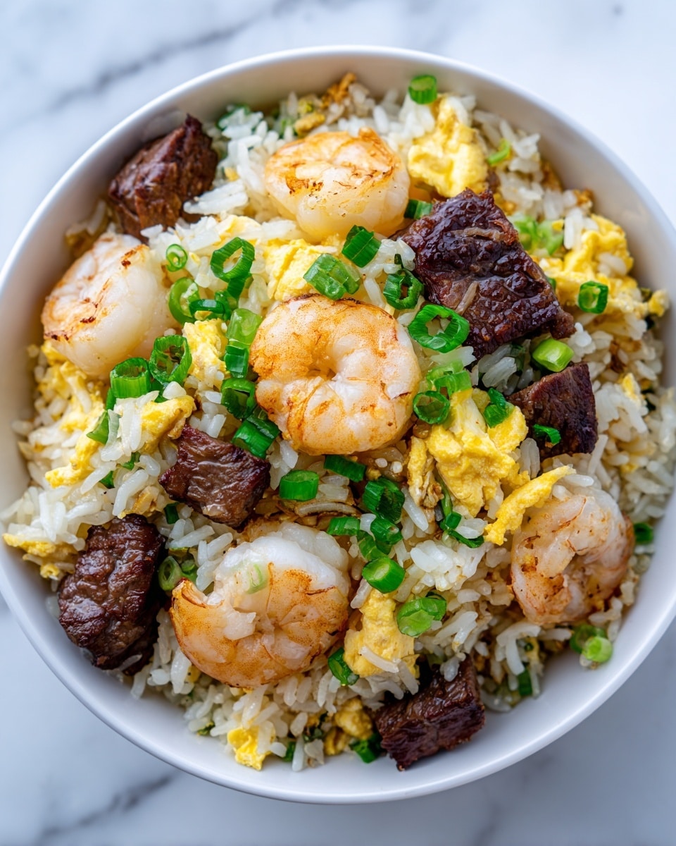Shrimp and Steak Fried Rice Recipe - Recipe Image