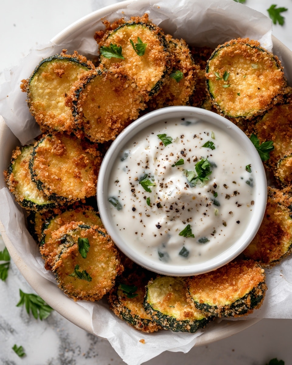 Fried Pickle and Ranch Dip: The Ultimate Appetizer Recipe - Recipe Image