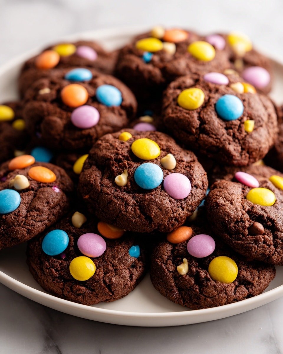 Easter Egg Brownie Cookies Recipe - Recipe Image