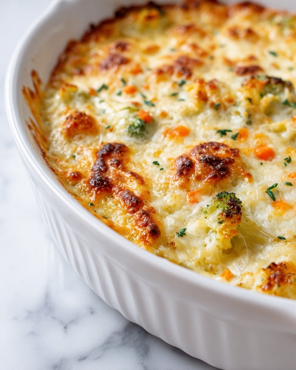 Vegetable Casserole with Cheddar and Thyme Recipe - Recipe Image