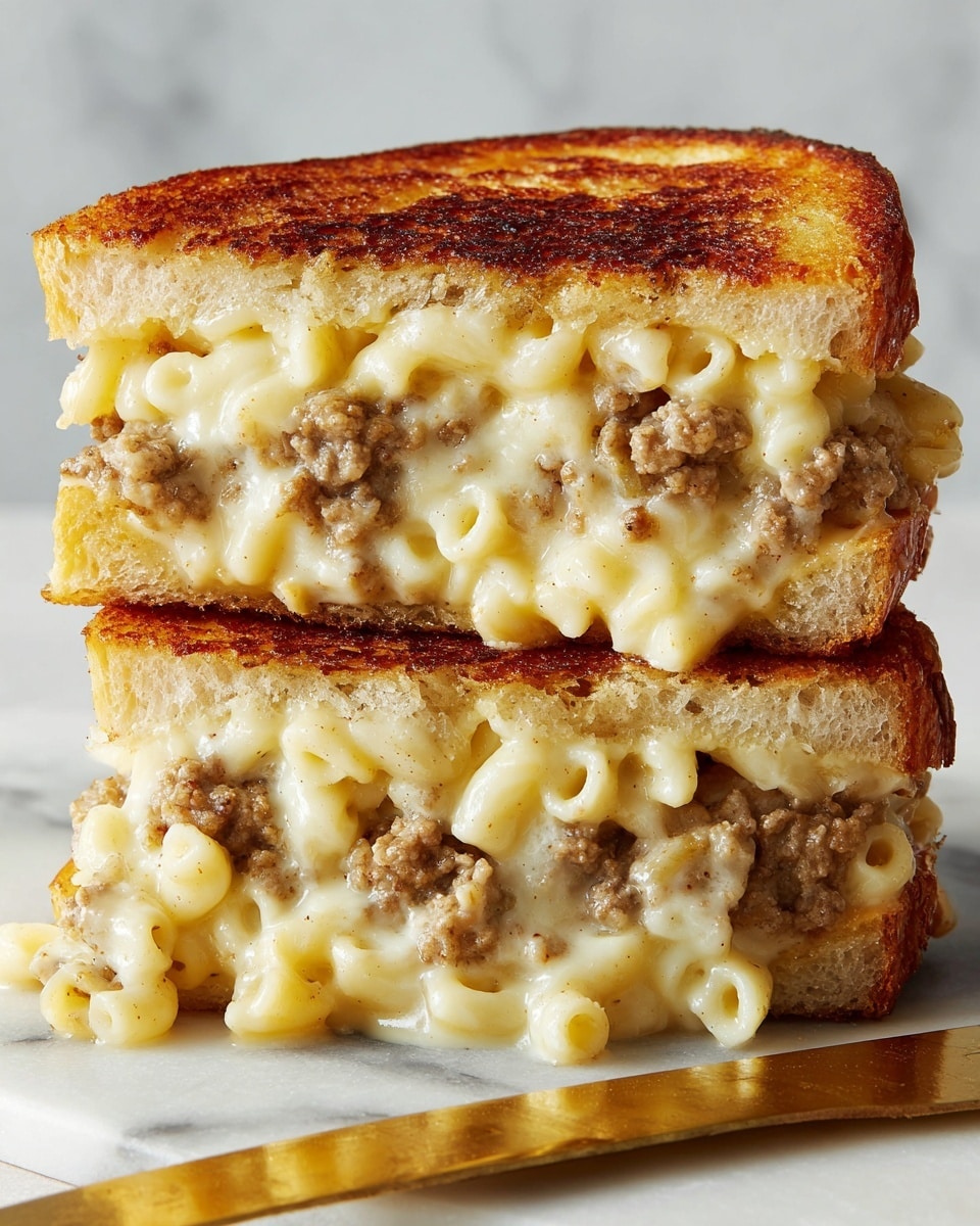 Steak and Mushroom Grilled Cheese Sandwich Recipe - Recipe Image