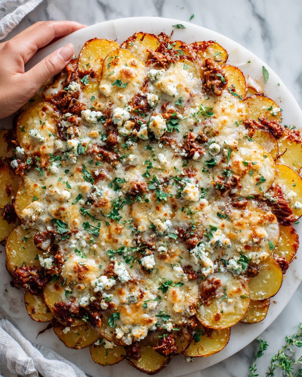 Garlic Parmesan Chicken and Potatoes Recipe - Recipe Image