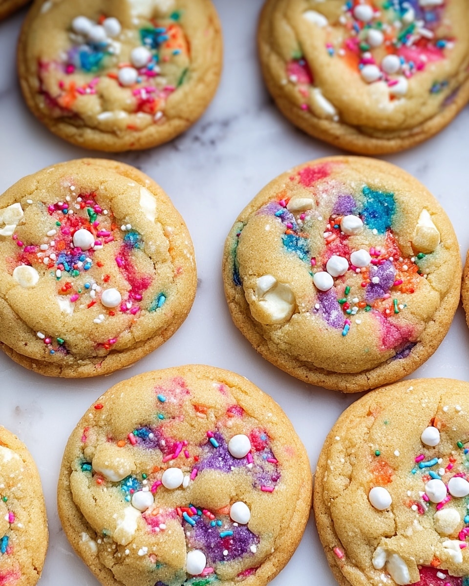 White Chocolate Confetti Cookies Recipe - Recipe Image