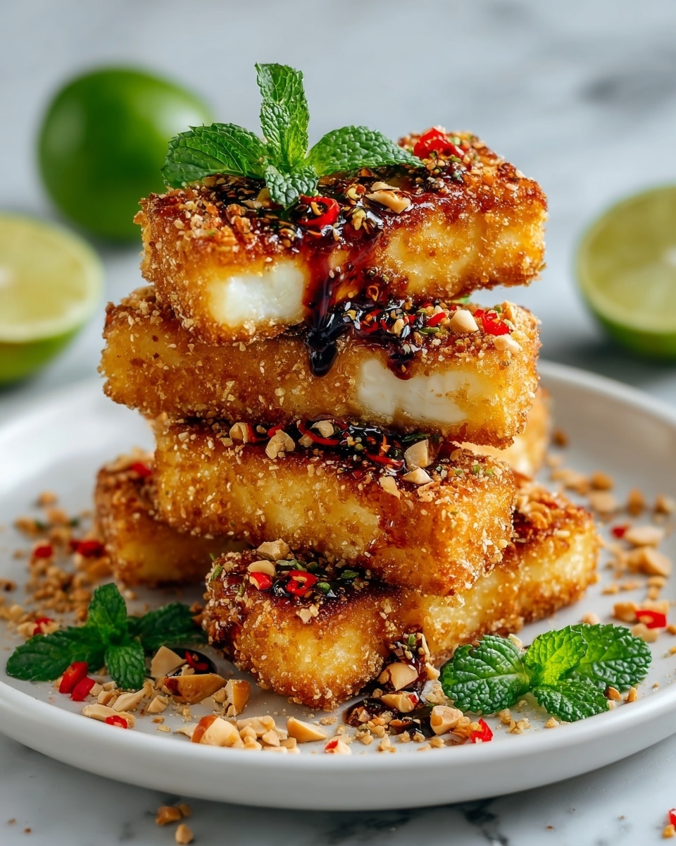 Swicy Pistachio Halloumi with Lime Glaze Recipe - Recipe Image