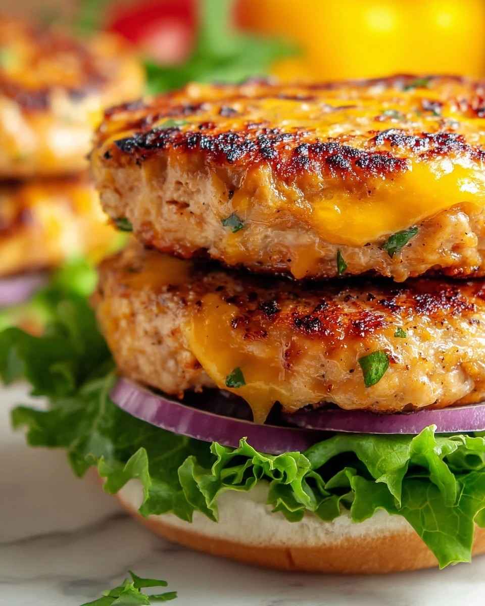 Cheddar Ranch Chicken Burgers Recipe - Recipe Image